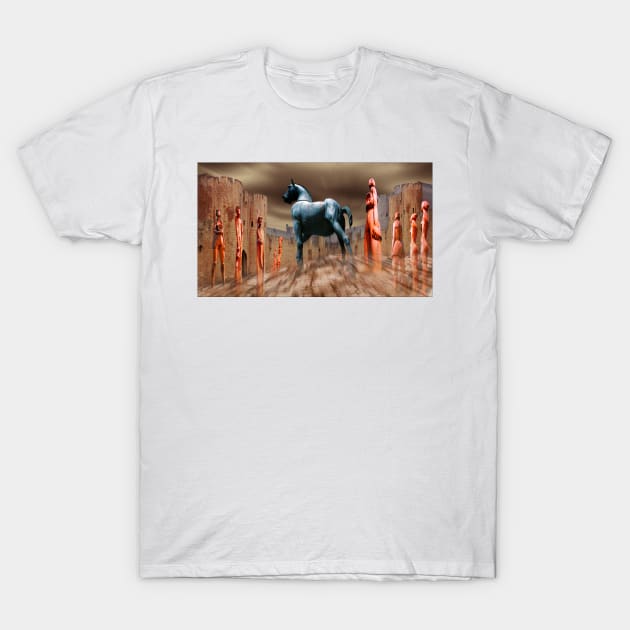 HORSE OF TROY - FACT OR LEGEND? T-Shirt by mister-john